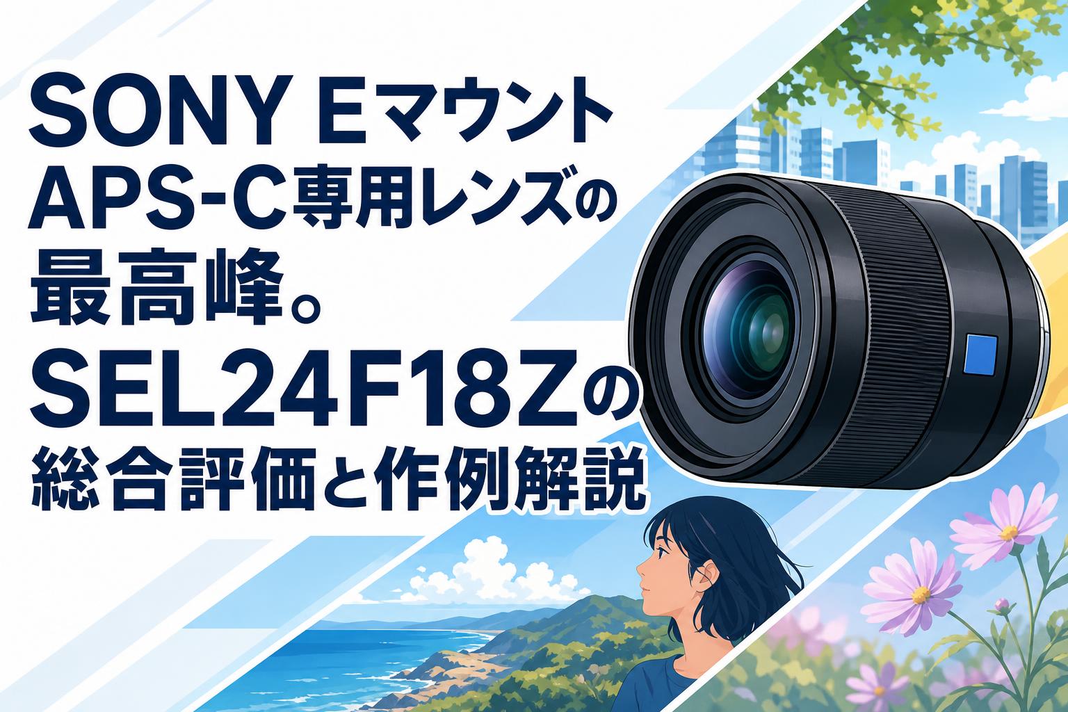SONY EマウントAPS-C専用レンズの最高峰。SEL24F18Zの総合評価と作例解説