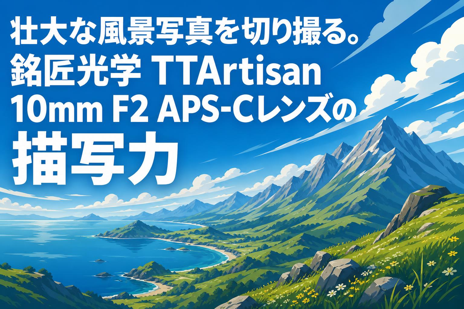 壮大な風景写真を切り撮る。銘匠光学 TTArtisan 10mm F2 APS-Cレンズの描写力