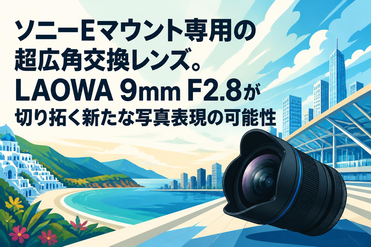 ソニーEマウント専用の超広角交換レンズ。LAOWA 9mm F2.8が切り拓く新たな写真表現の可能性