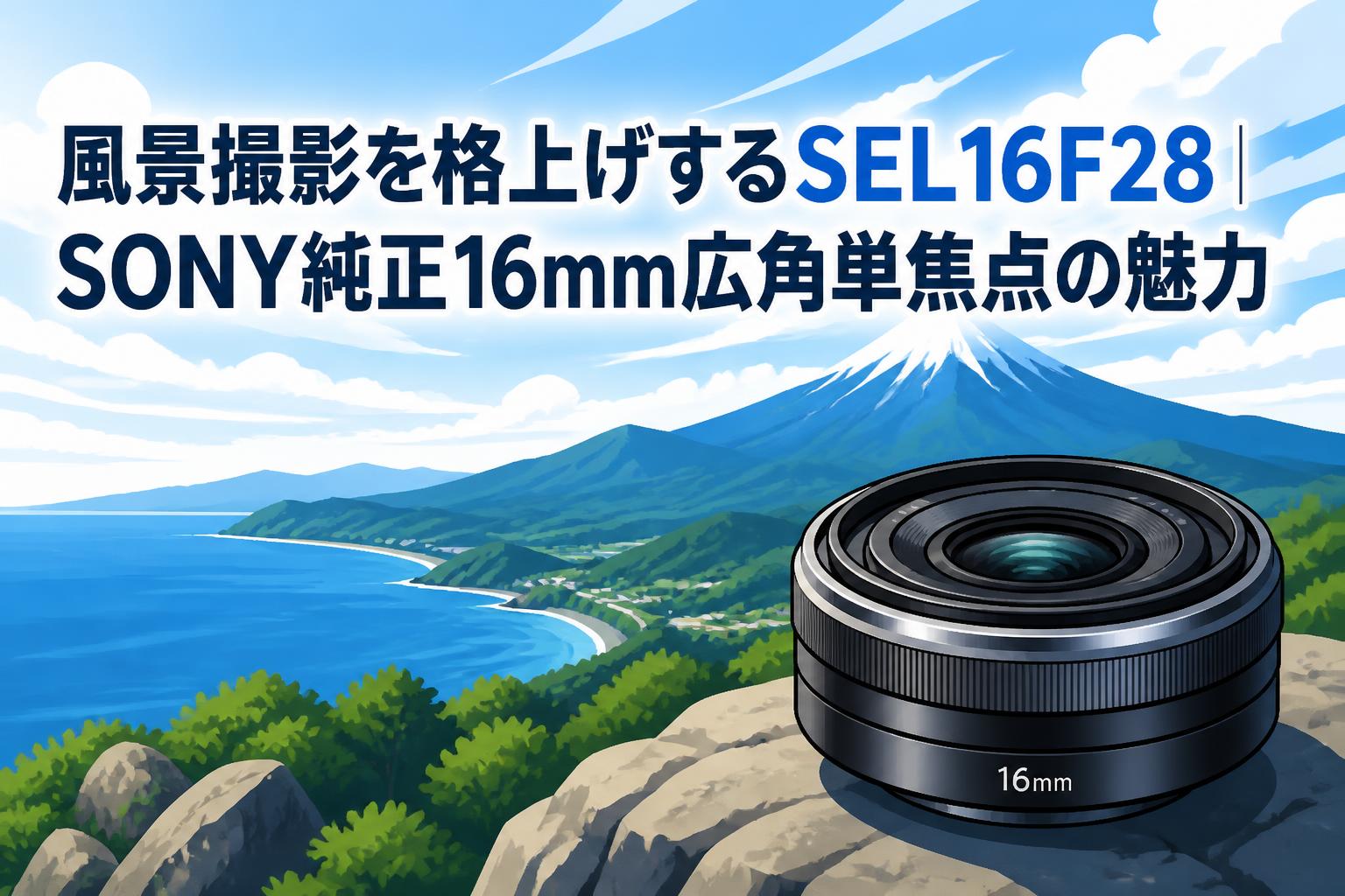 風景撮影を格上げするSEL16F28｜SONY純正16mm広角単焦点の魅力