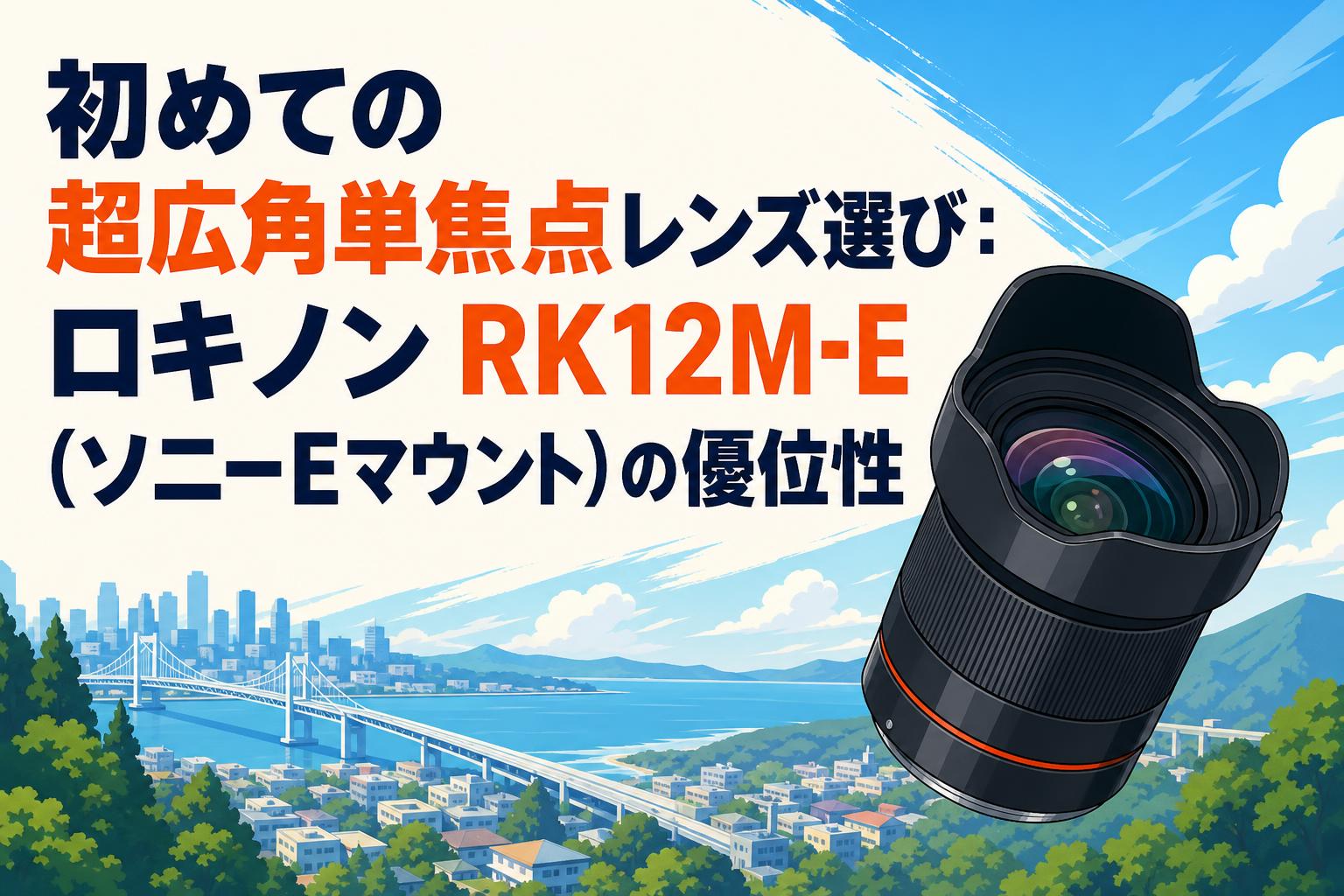 初めての超広角単焦点レンズ選び：ロキノン RK12M-E（ソニーEマウント）の優位性