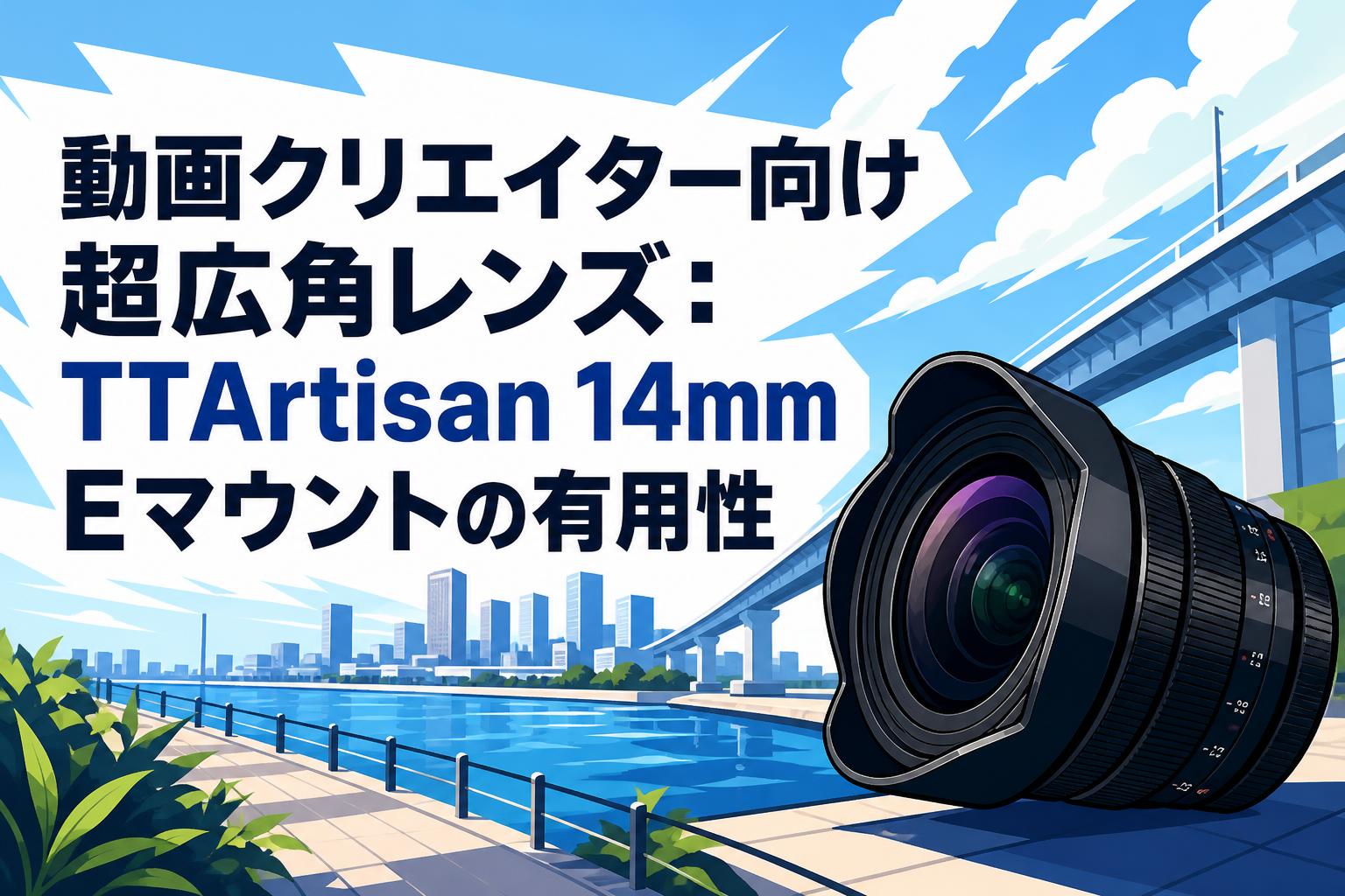 動画クリエイター向け超広角レンズ：TTArtisan 14mm Eマウントの有用性