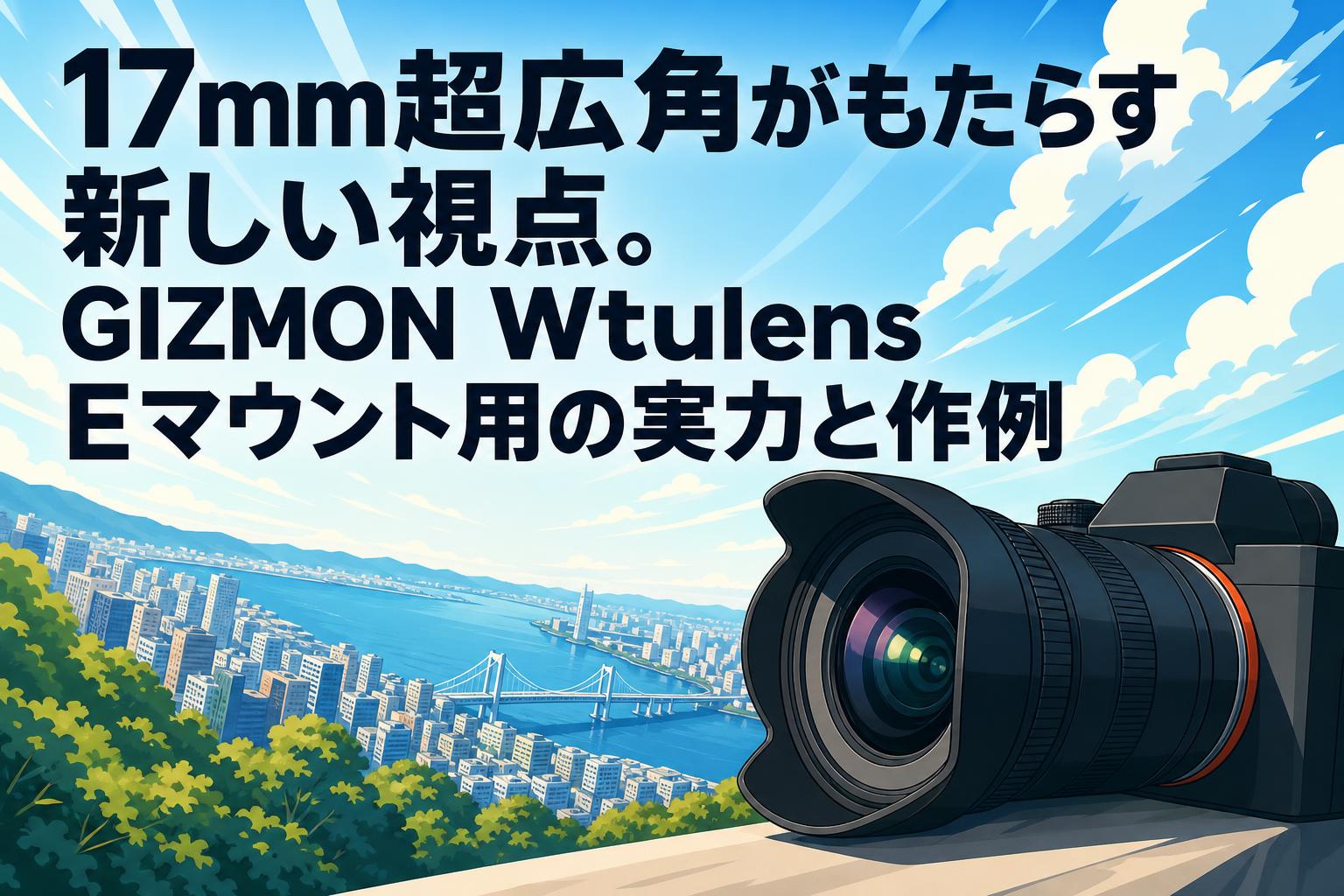 17mm超広角がもたらす新しい視点。GIZMON Wtulens Eマウント用の実力と作例