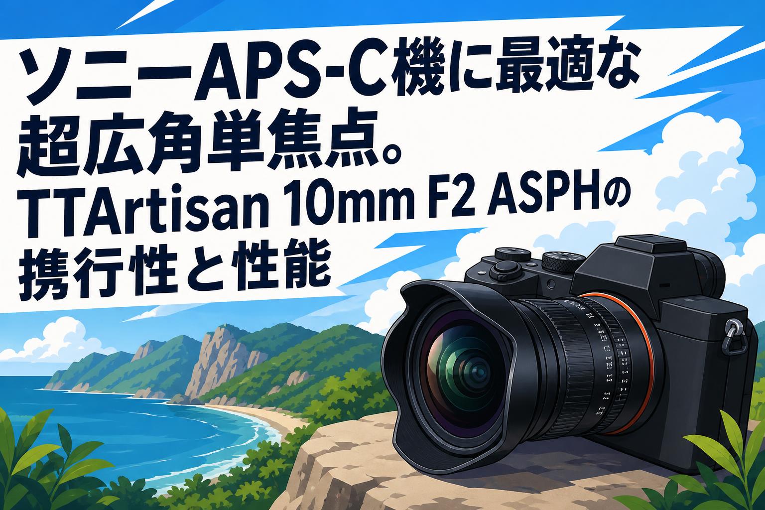 ソニーAPS-C機に最適な超広角単焦点。TTArtisan 10mm F2 ASPHの携行性と性能