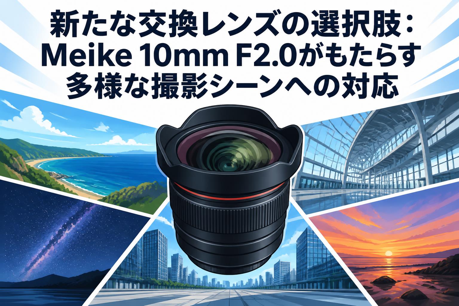 新たな交換レンズの選択肢：Meike 10mm F2.0がもたらす多様な撮影シーンへの対応