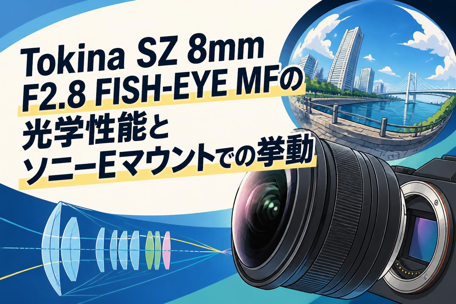 Tokina SZ 8mm F2.8 FISH-EYE MFの光学性能とソニーEマウントでの挙動