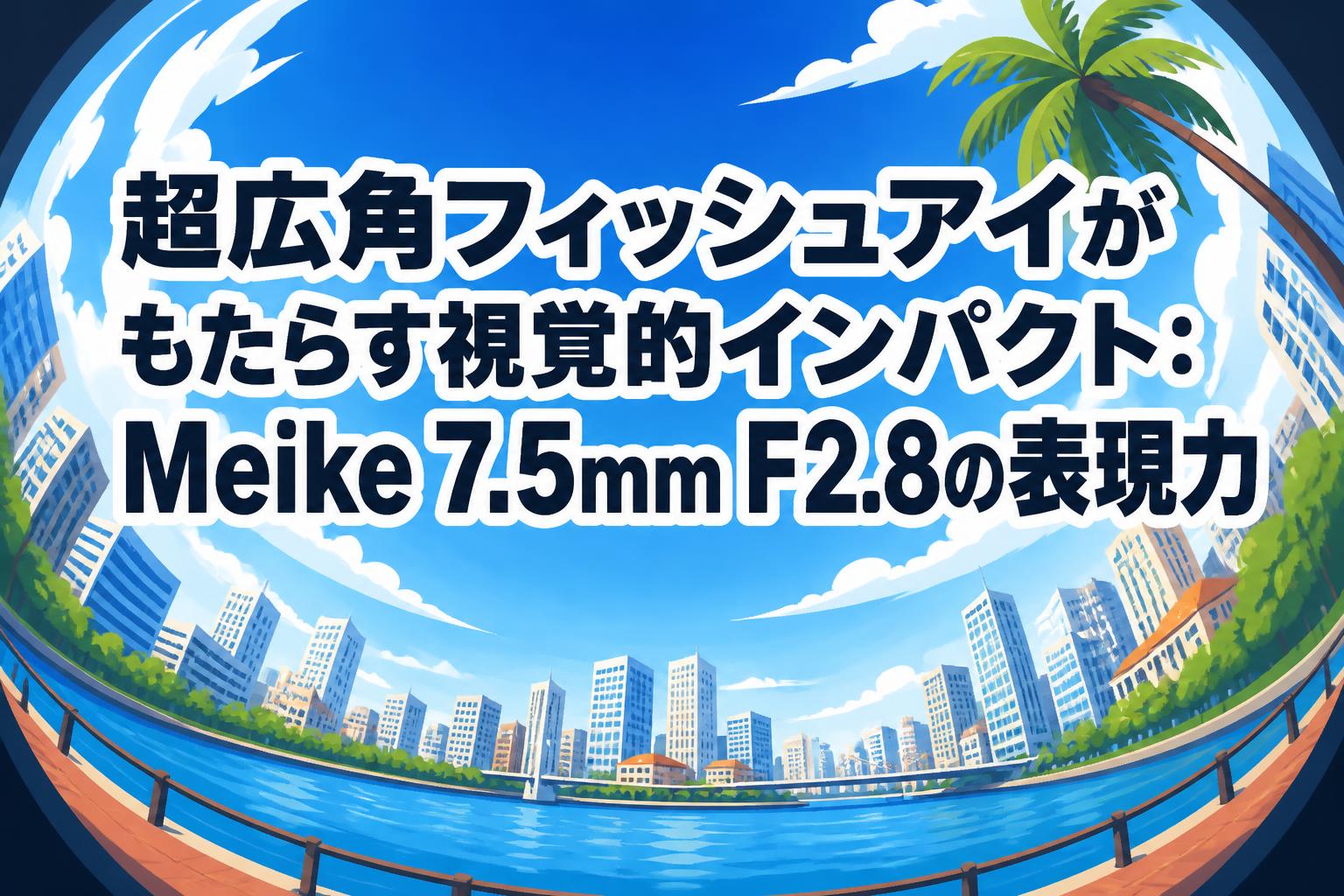超広角フィッシュアイがもたらす視覚的インパクト：Meike 7.5mm F2.8の表現力