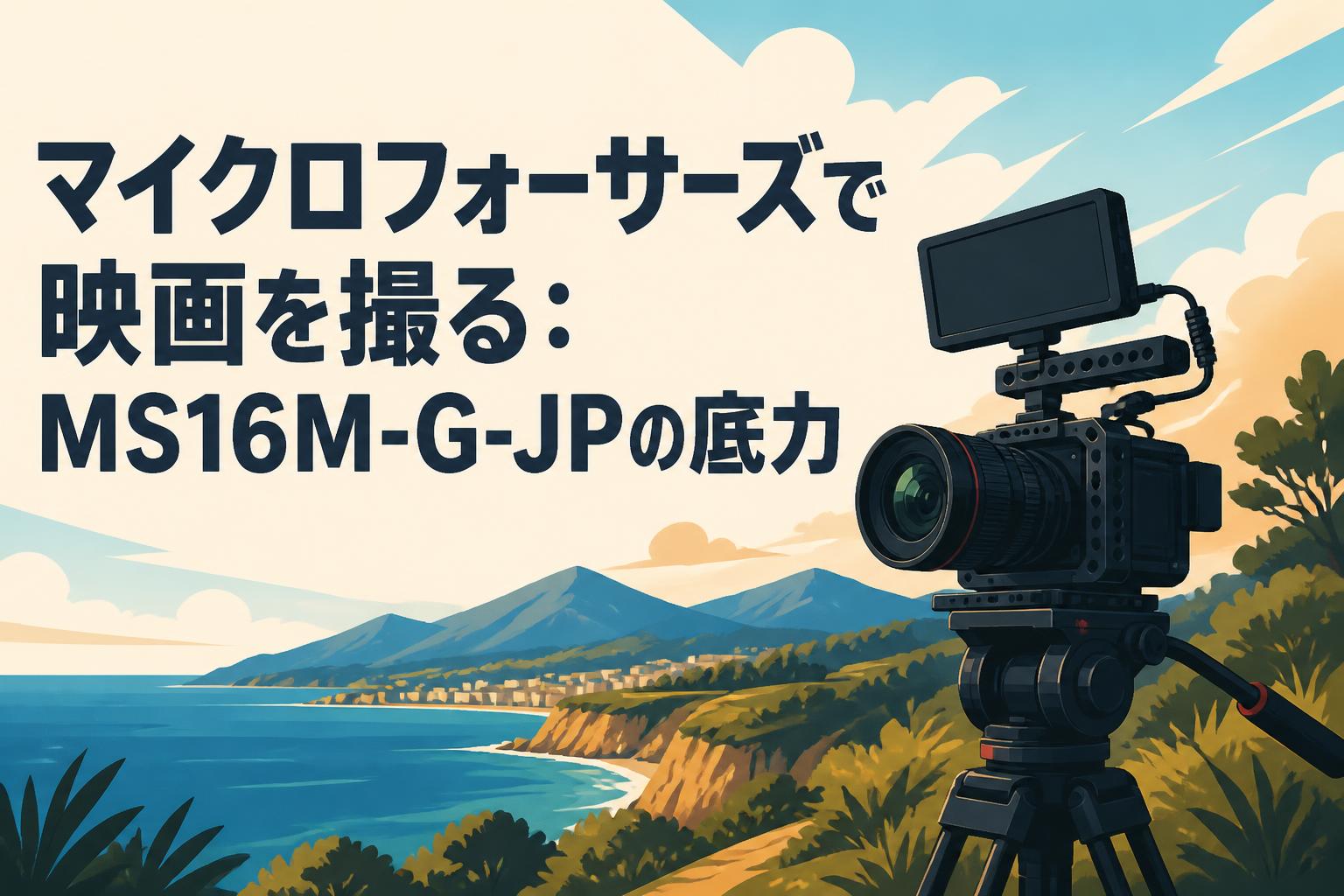 マイクロフォーサーズで映画を撮る：MS16M-G-JPの底力
