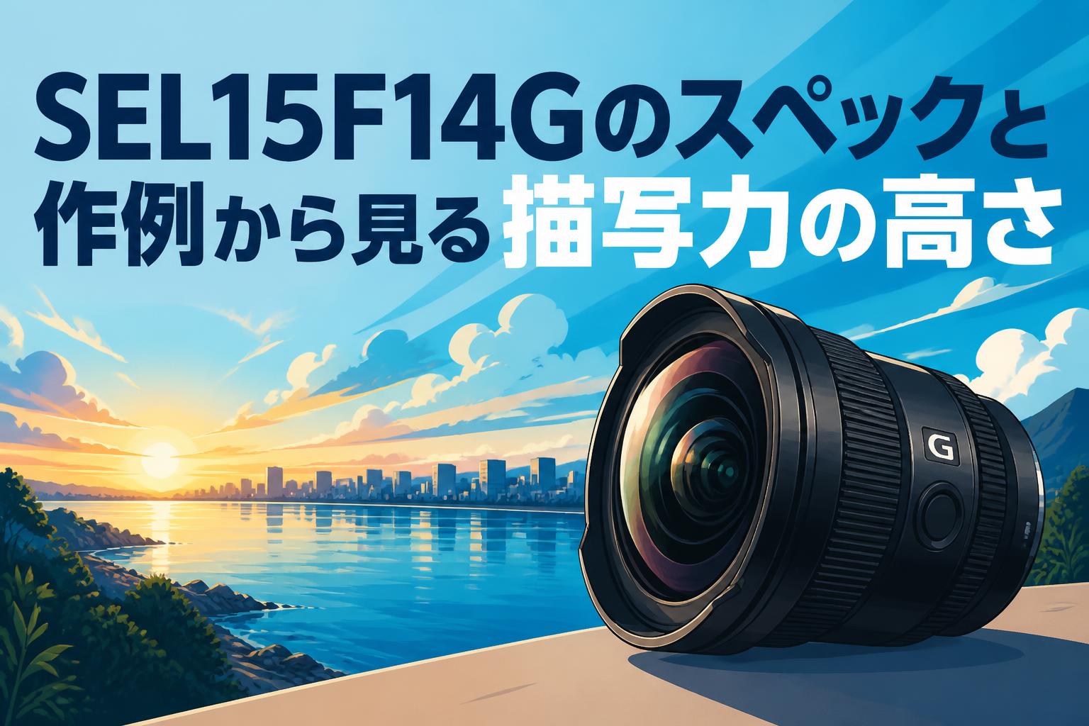 SEL15F14Gのスペックと作例から見る描写力の高さ