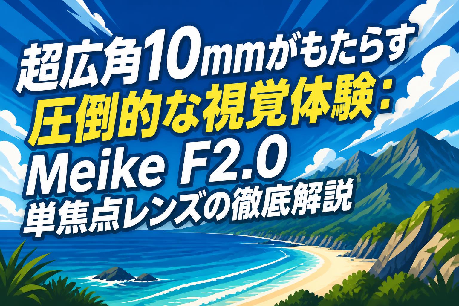 超広角10mmがもたらす圧倒的な視覚体験：Meike F2.0単焦点レンズの徹底解説