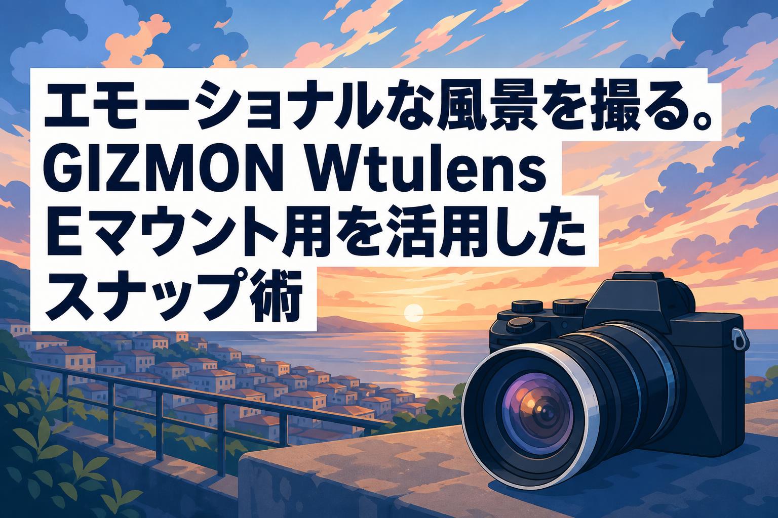 エモーショナルな風景を撮る。GIZMON Wtulens Eマウント用を活用したスナップ術