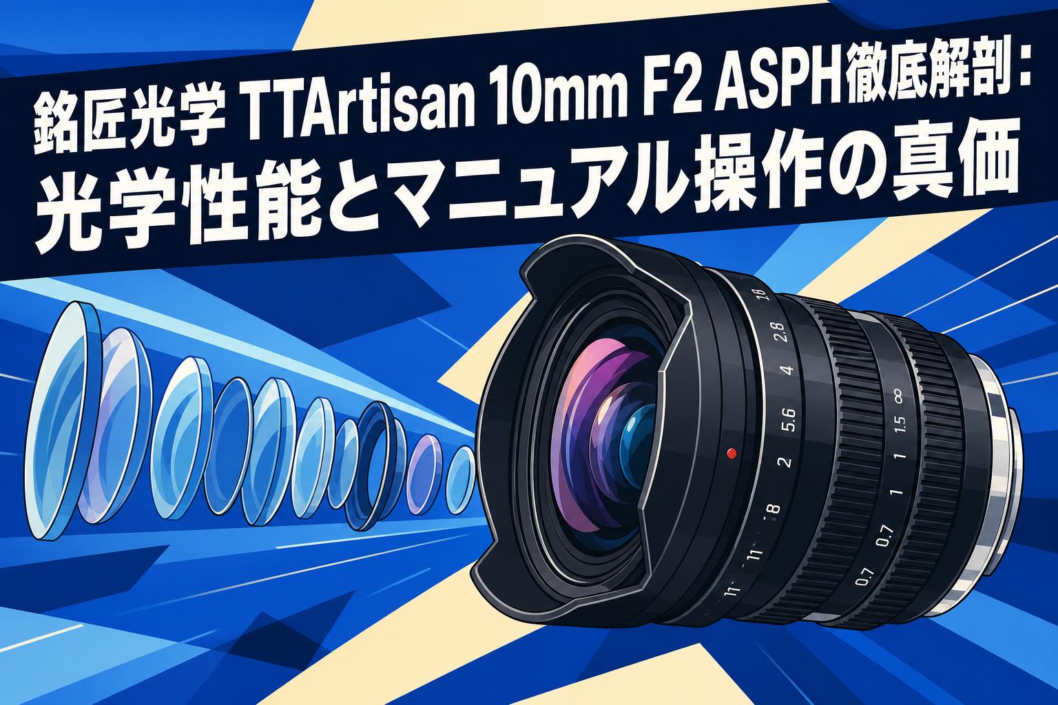 銘匠光学 TTArtisan 10mm F2 ASPH徹底解剖：光学性能とマニュアル操作の真価