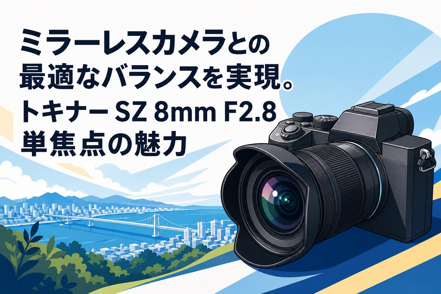ミラーレスカメラとの最適なバランスを実現。トキナー SZ 8mm F2.8 単焦点の魅力