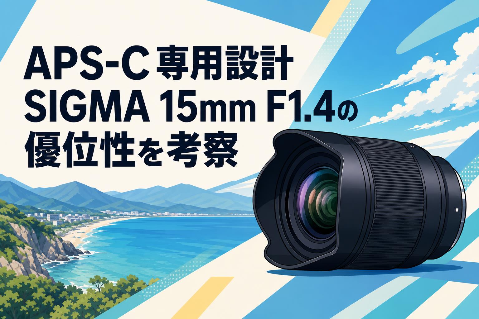 APS-C専用設計 SIGMA 15mm F1.4の優位性を考察