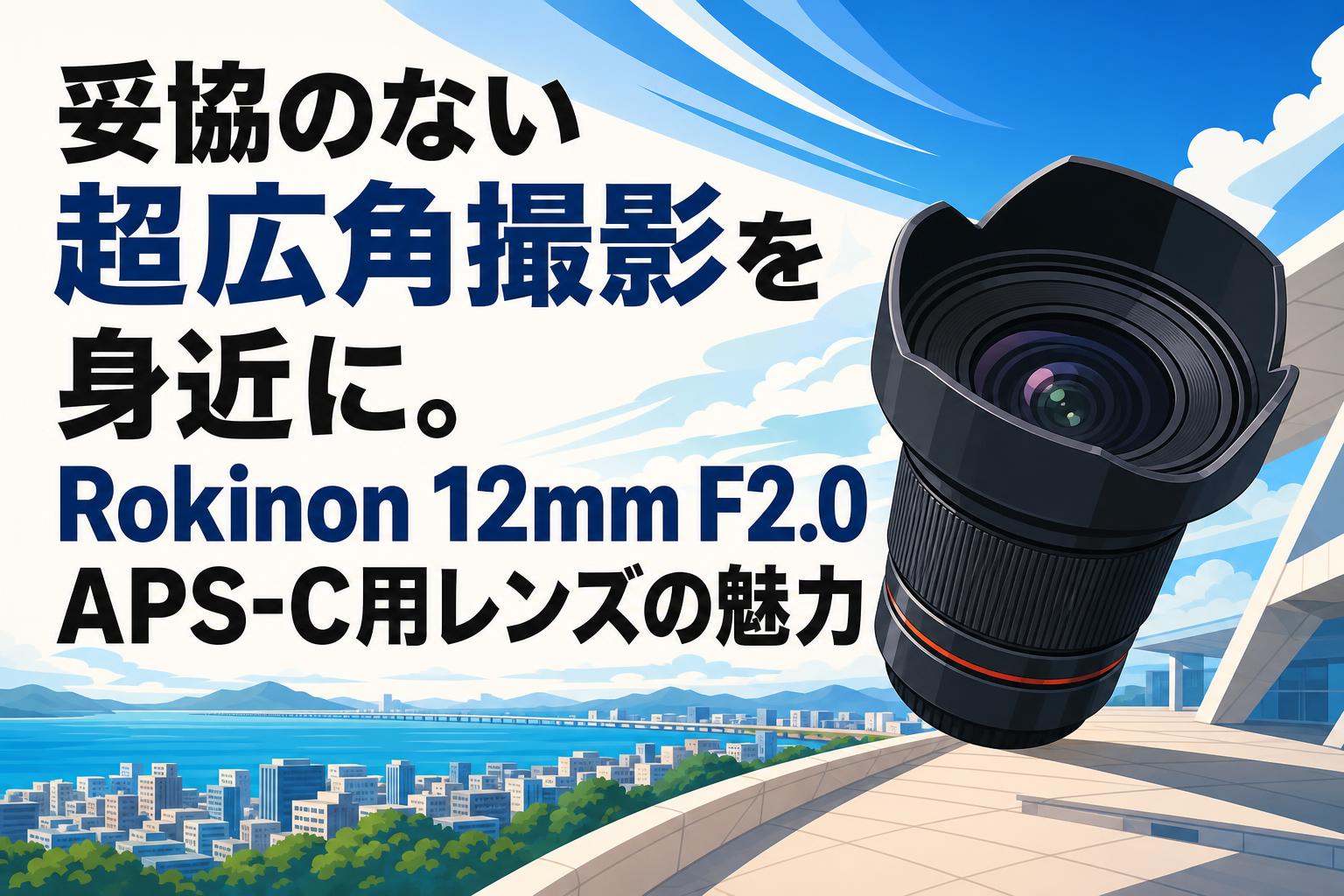 妥協のない超広角撮影を身近に。Rokinon 12mm F2.0 APS-C用レンズの魅力