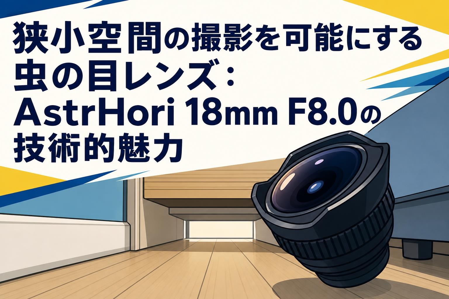 狭小空間の撮影を可能にする虫の目レンズ：AstrHori 18mm F8.0の技術的魅力