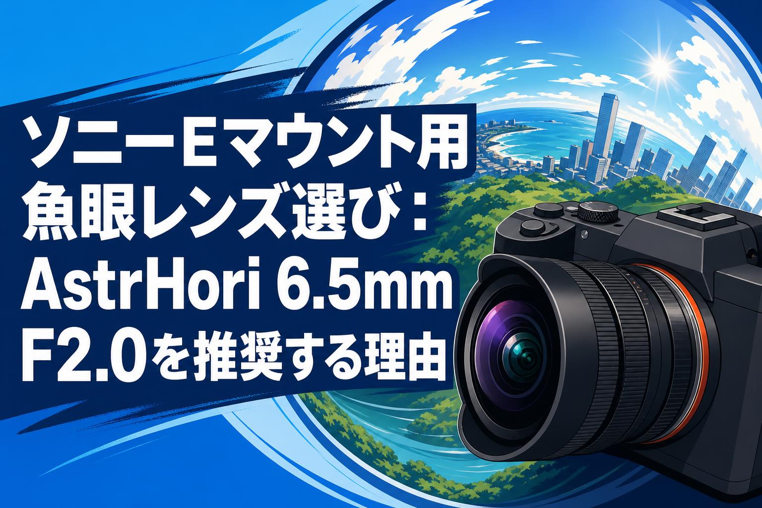 ソニーEマウント用魚眼レンズ選び：AstrHori 6.5mm F2.0を推奨する理由