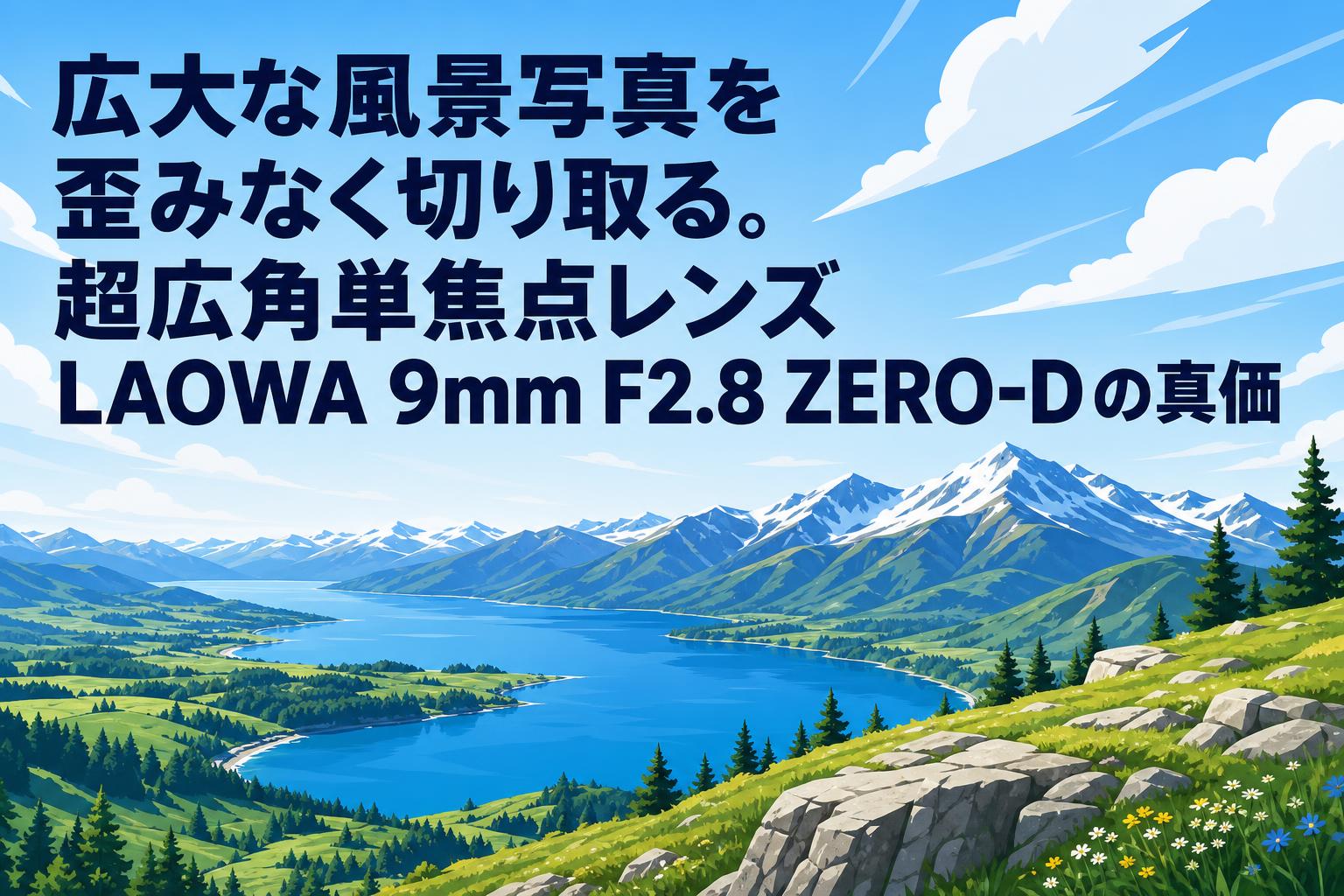 広大な風景写真を歪みなく切り取る。超広角単焦点レンズLAOWA 9mm F2.8 ZERO-Dの真価