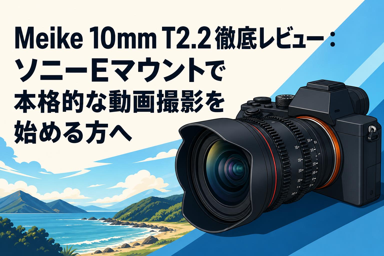 Meike 10mm T2.2徹底レビュー：ソニーEマウントで本格的な動画撮影を始める方へ