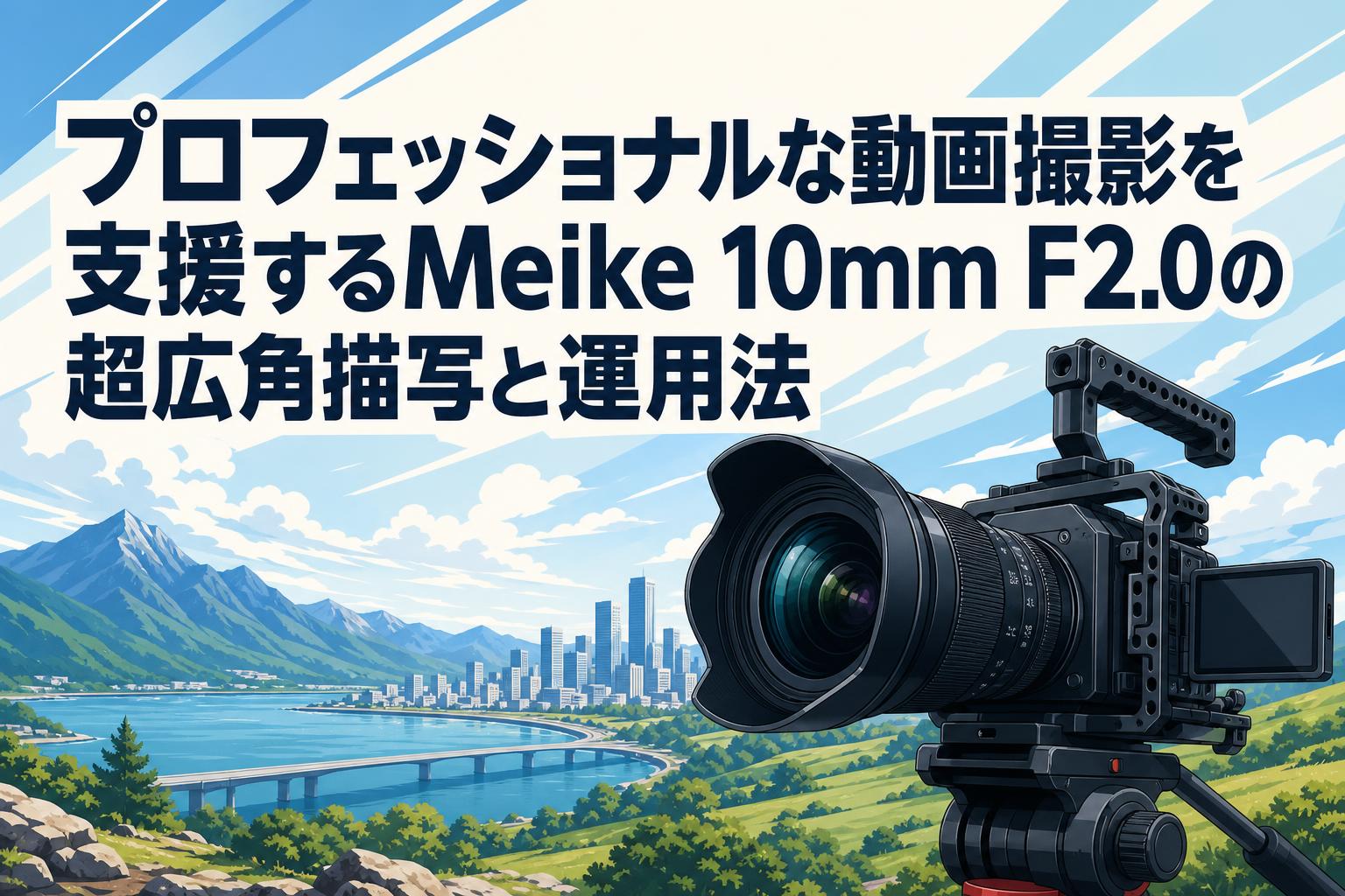 プロフェッショナルな動画撮影を支援するMeike 10mm F2.0の超広角描写と運用法