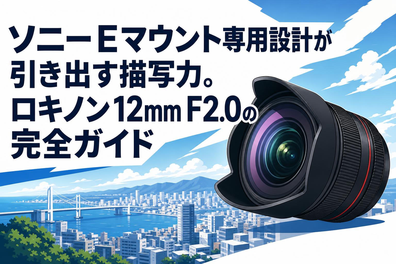 ソニーEマウント専用設計が引き出す描写力。ロキノン 12mm F2.0の完全ガイド
