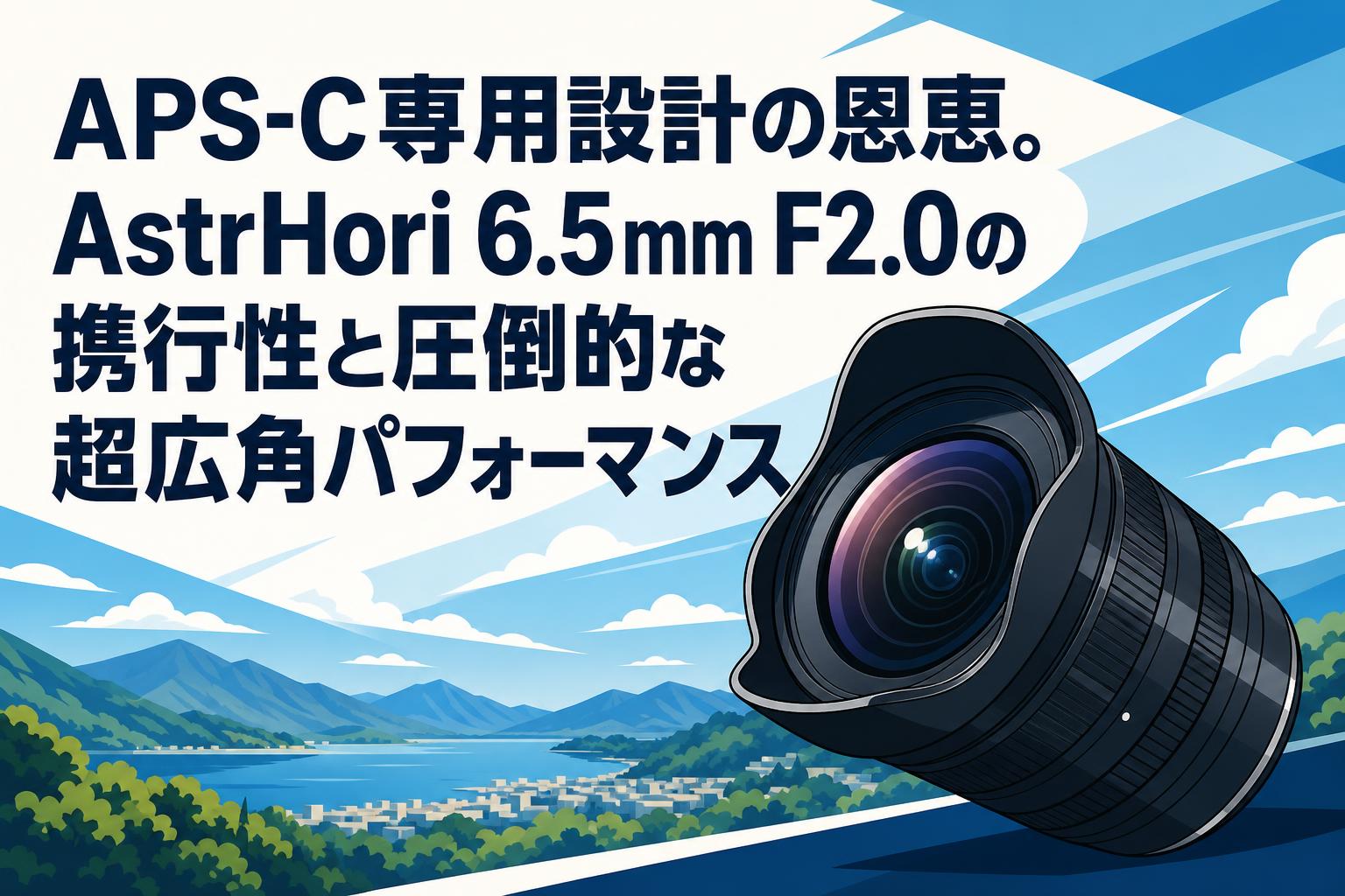 APS-C専用設計の恩恵。AstrHori 6.5mm F2.0の携行性と圧倒的な超広角パフォーマンス