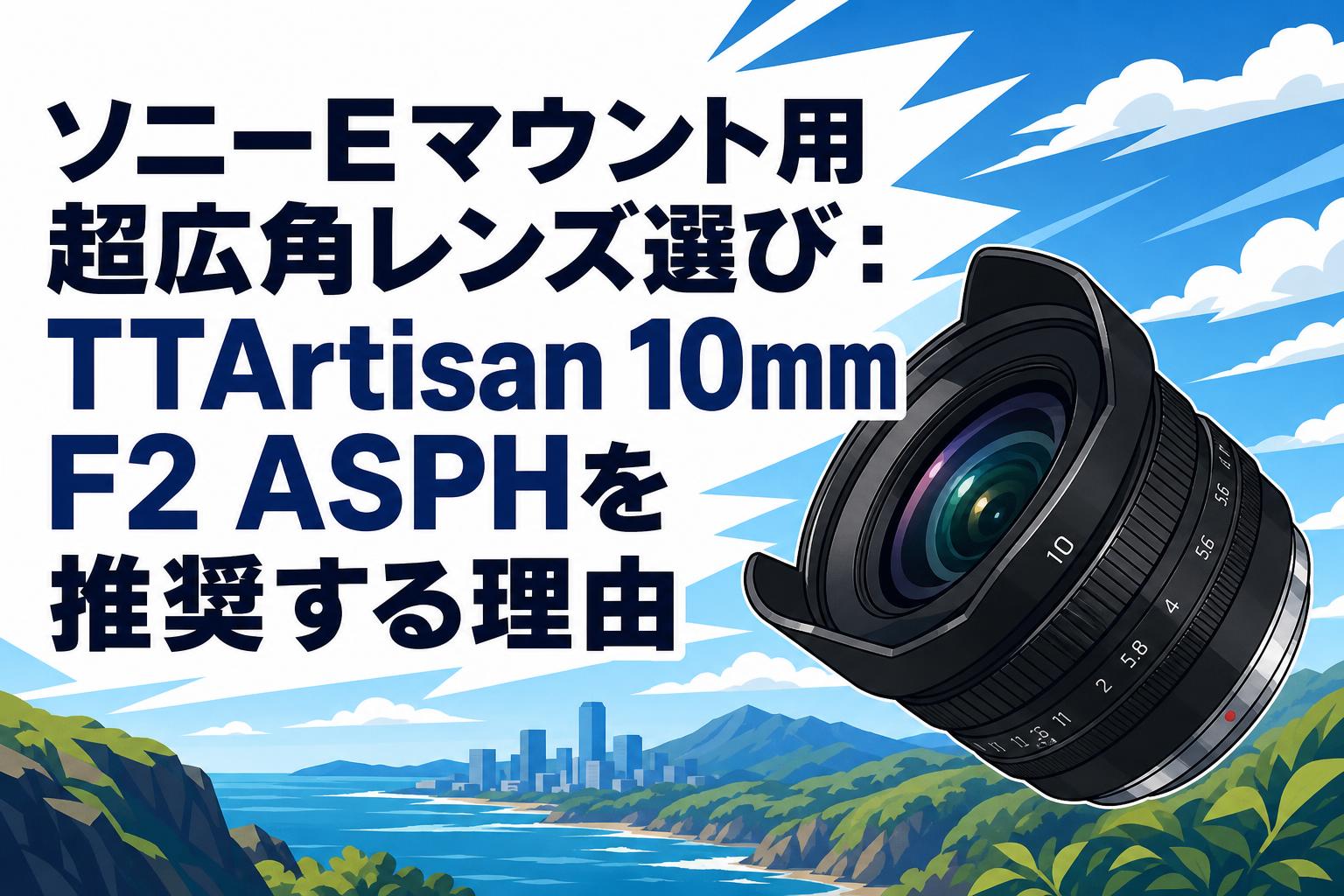 ソニーEマウント用超広角レンズ選び：TTArtisan 10mm F2 ASPHを推奨する理由