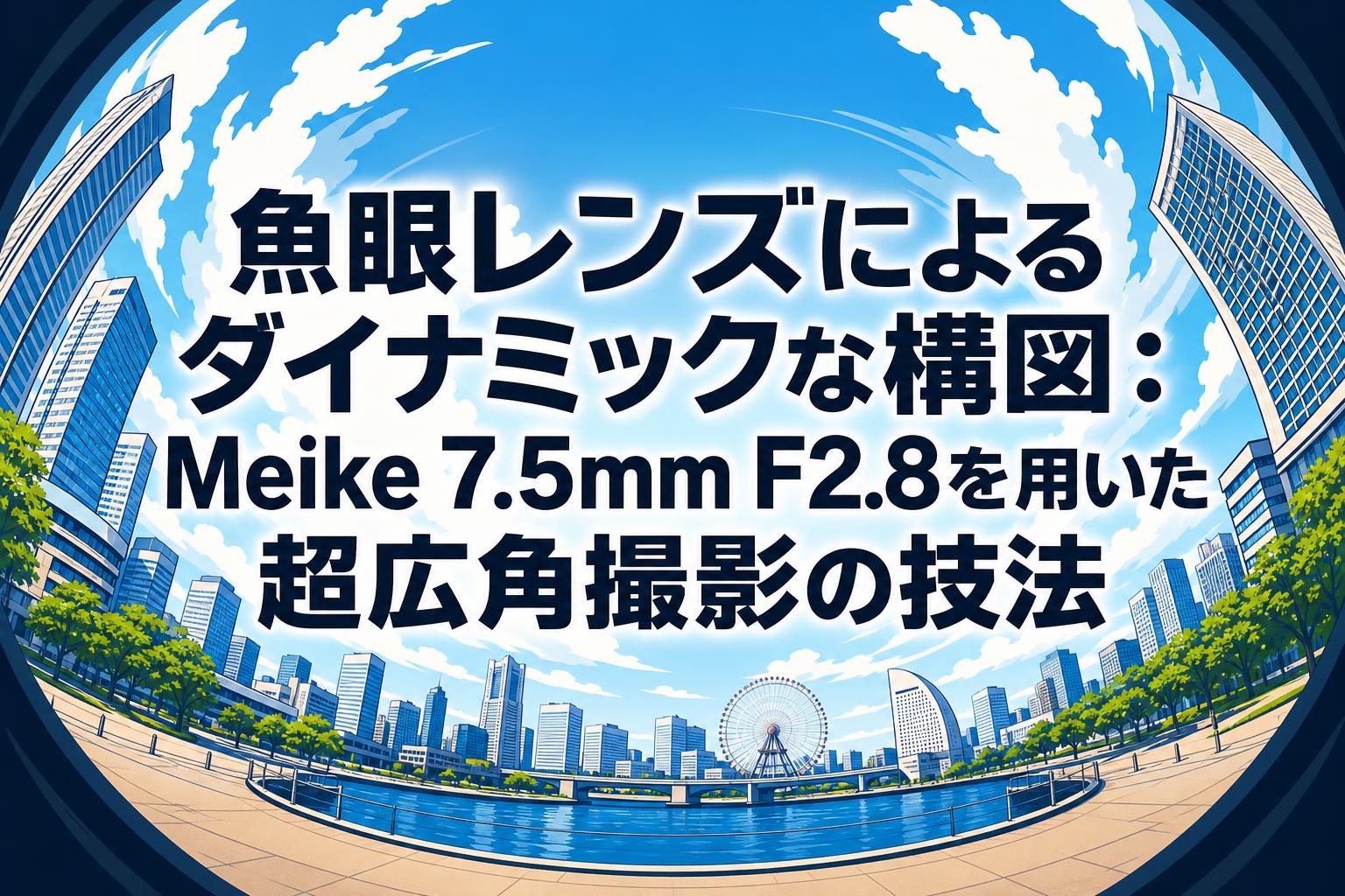 魚眼レンズによるダイナミックな構図：Meike 7.5mm F2.8を用いた超広角撮影の技法