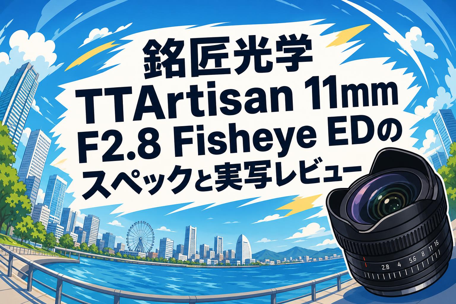 銘匠光学 TTArtisan 11mm F2.8 Fisheye EDのスペックと実写レビュー