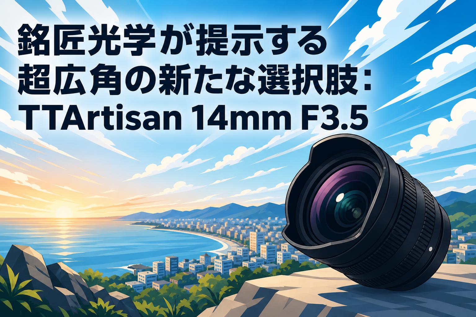 銘匠光学が提示する超広角の新たな選択肢：TTArtisan 14mm F3.5