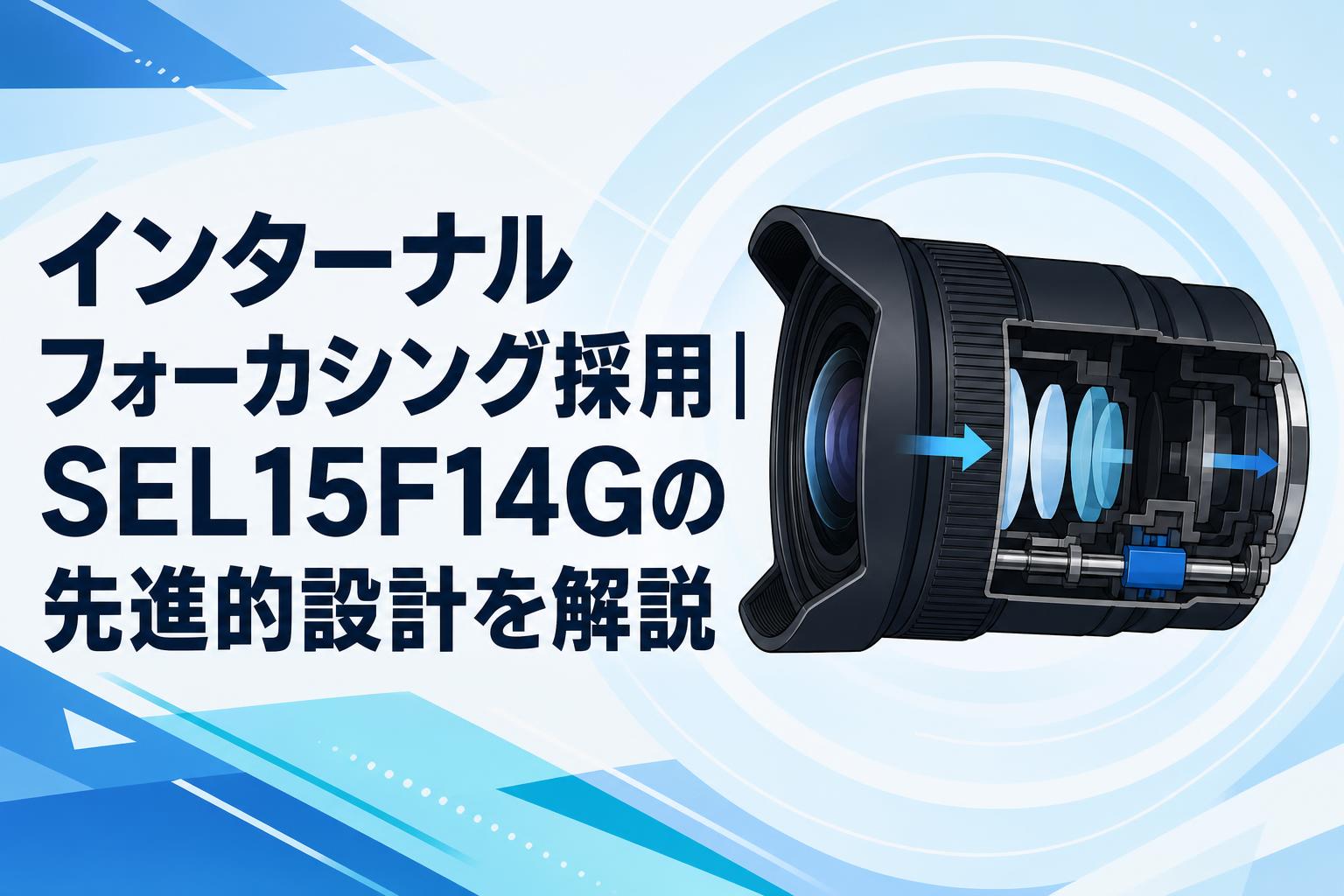 インターナルフォーカシング採用｜SEL15F14Gの先進的設計を解説
