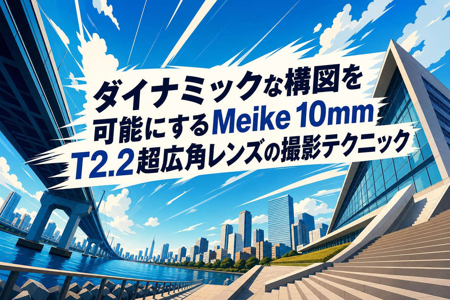ダイナミックな構図を可能にするMeike 10mm T2.2超広角レンズの撮影テクニック