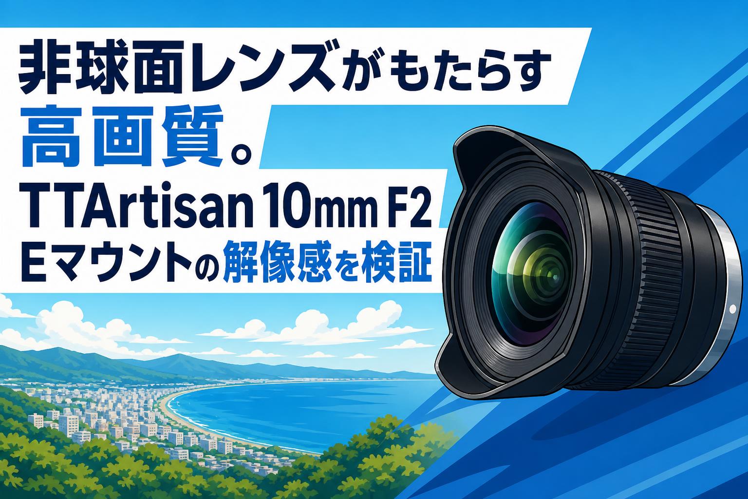 非球面レンズがもたらす高画質。TTArtisan 10mm F2 Eマウントの解像感を検証