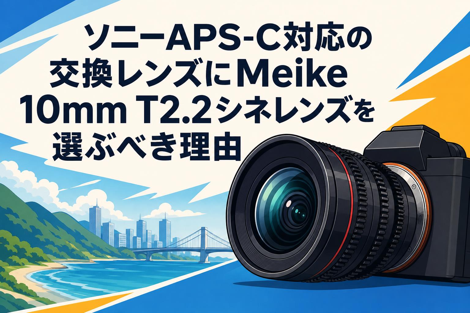 ソニーAPS-C対応の交換レンズにMeike 10mm T2.2シネレンズを選ぶべき理由