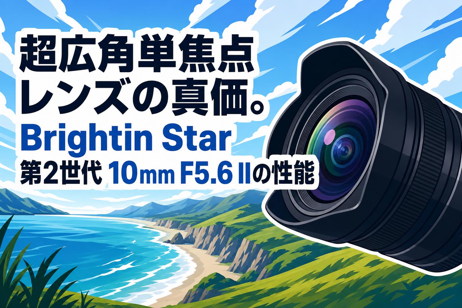 超広角単焦点レンズの真価。Brightin Star 第2世代 10mm F5.6 IIの性能