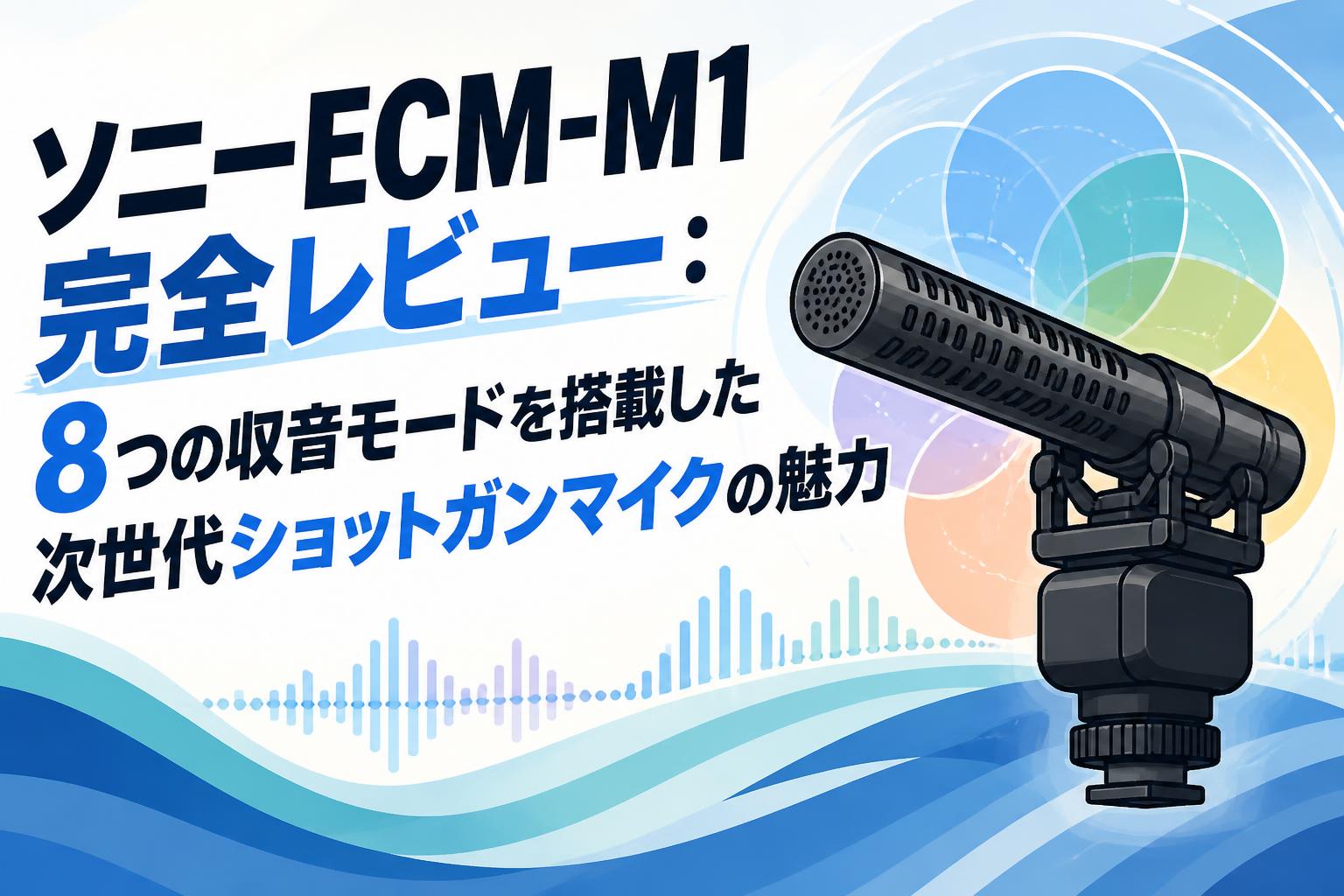 ソニーECM-M1完全レビュー：8つの収音モードを搭載した次世代ショットガンマイクの魅力