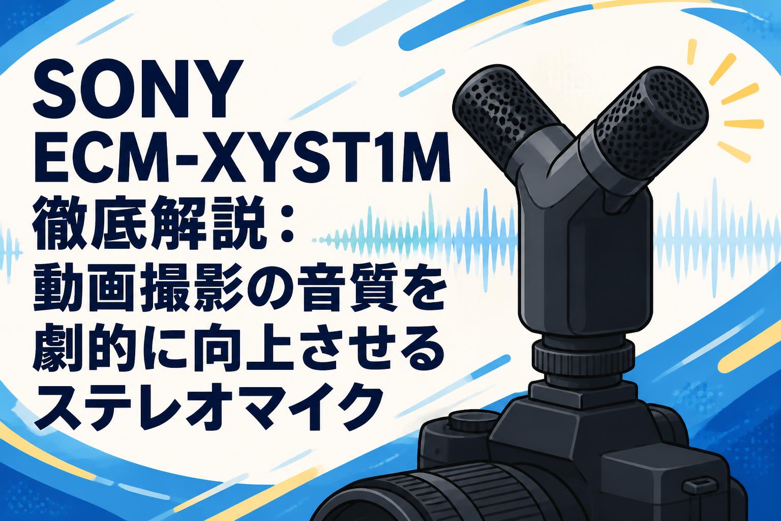 SONY ECM-XYST1M徹底解説：動画撮影の音質を劇的に向上させるステレオマイク