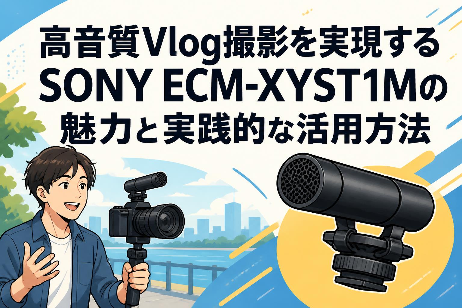 高音質Vlog撮影を実現するSONY ECM-XYST1Mの魅力と実践的な活用方法