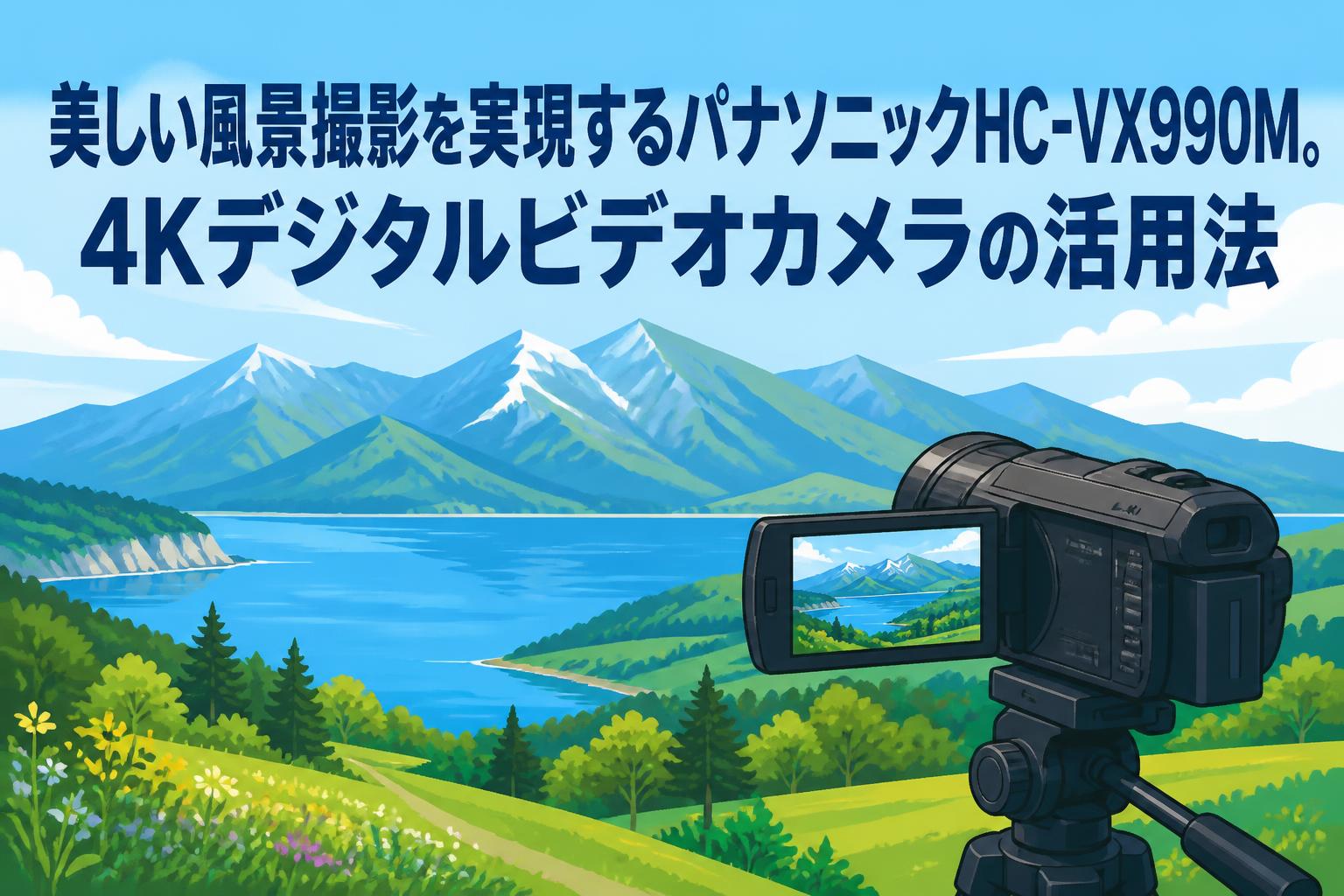美しい風景撮影を実現するパナソニックHC-VX990M。4Kデジタルビデオカメラの活用法