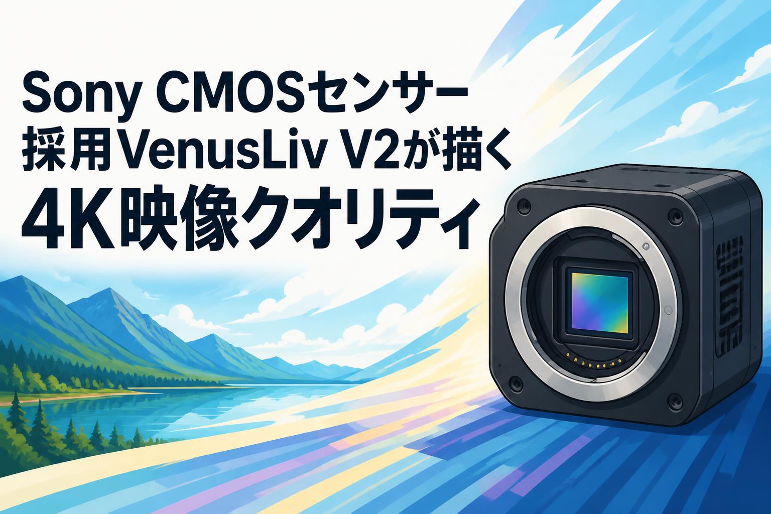 Sony CMOSセンサー採用VenusLiv V2が描く4K映像クオリティ