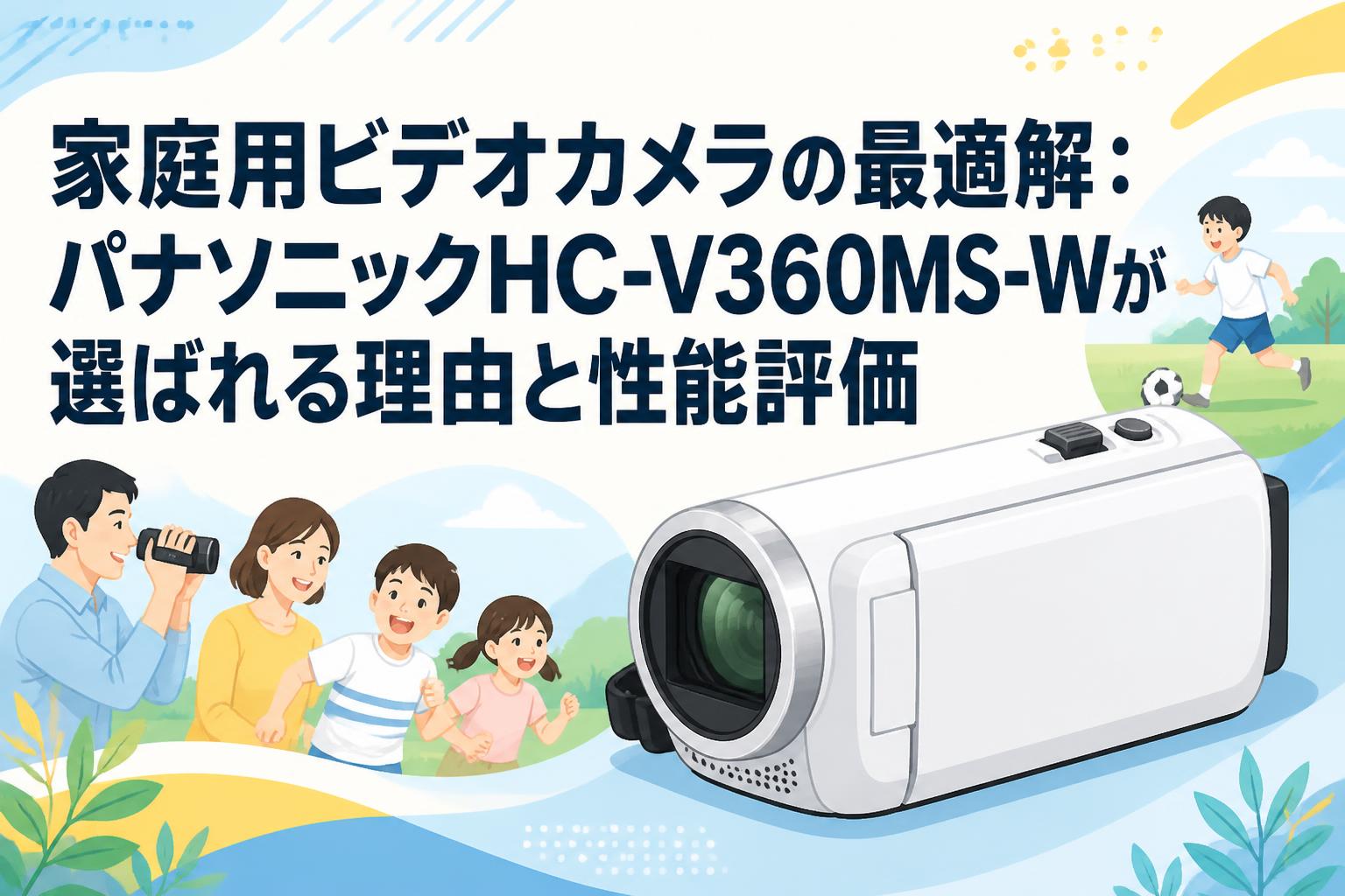 家庭用ビデオカメラの最適解：パナソニックHC-V360MS-Wが選ばれる理由と性能評価