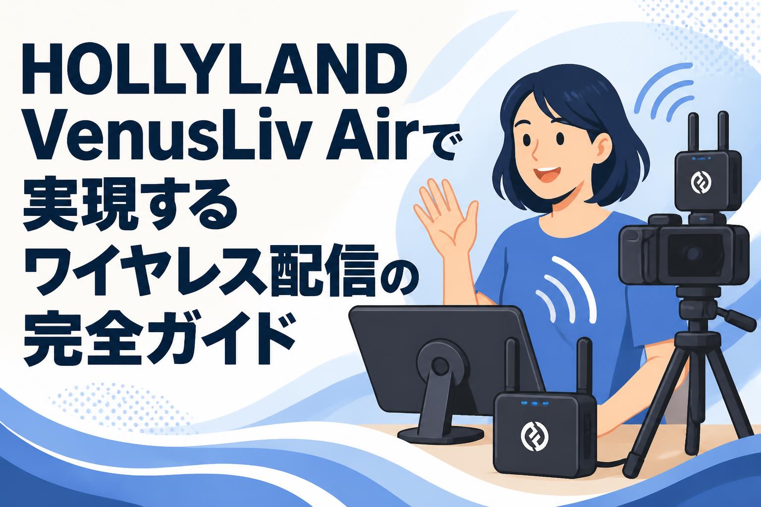 HOLLYLAND VenusLiv Airで実現するワイヤレス配信の完全ガイド