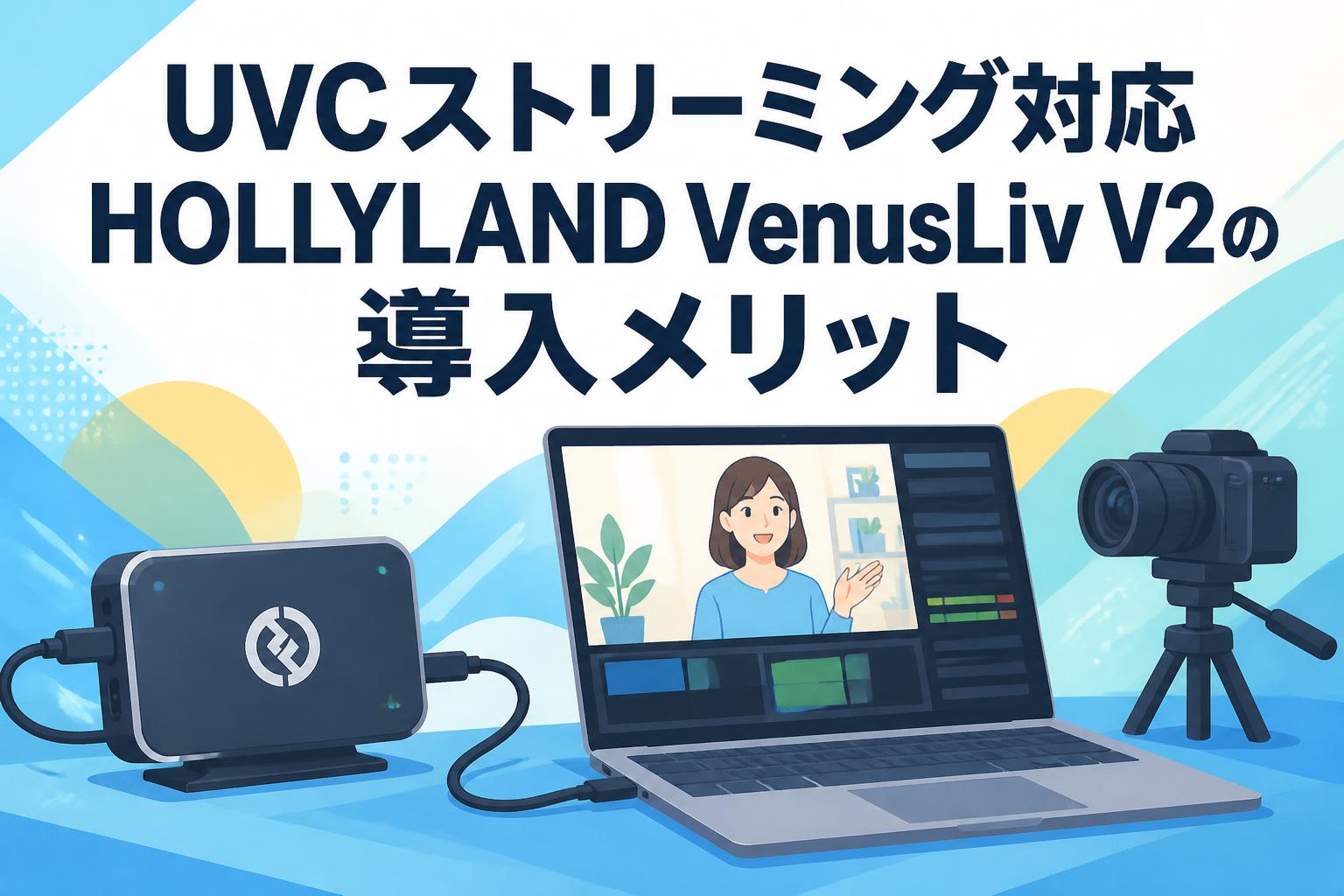 UVCストリーミング対応HOLLYLAND VenusLiv V2の導入メリット