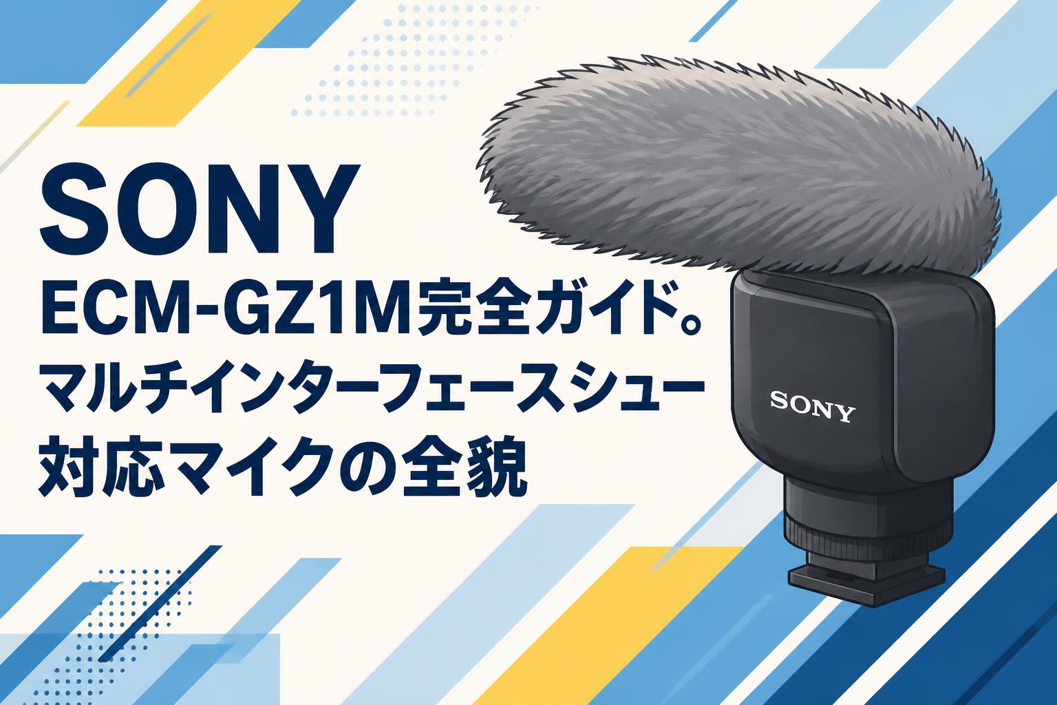 SONY ECM-GZ1M完全ガイド。マルチインターフェースシュー対応マイクの全貌