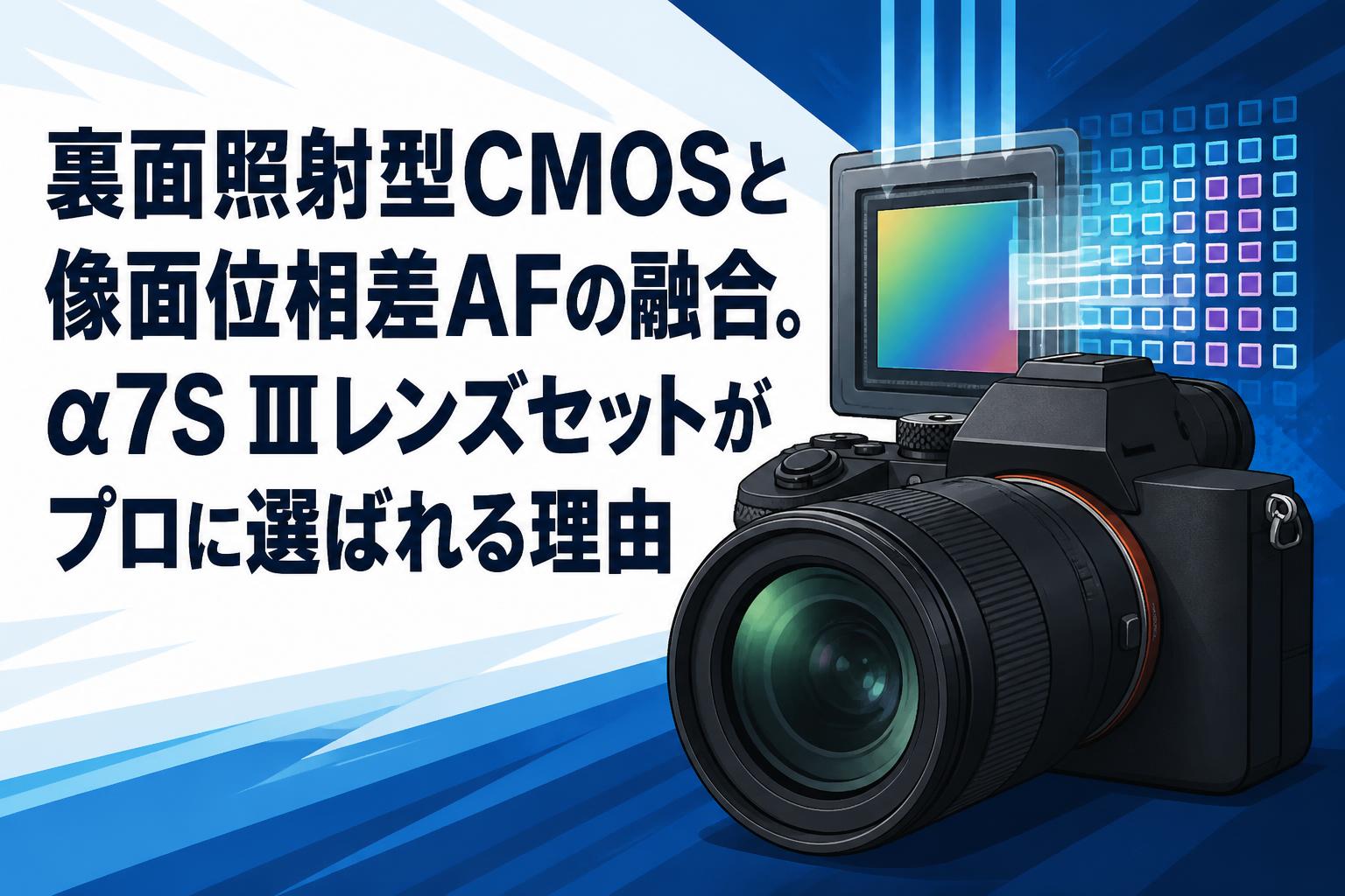 裏面照射型CMOSと像面位相差AFの融合。α7S Ⅲレンズセットがプロに選ばれる理由