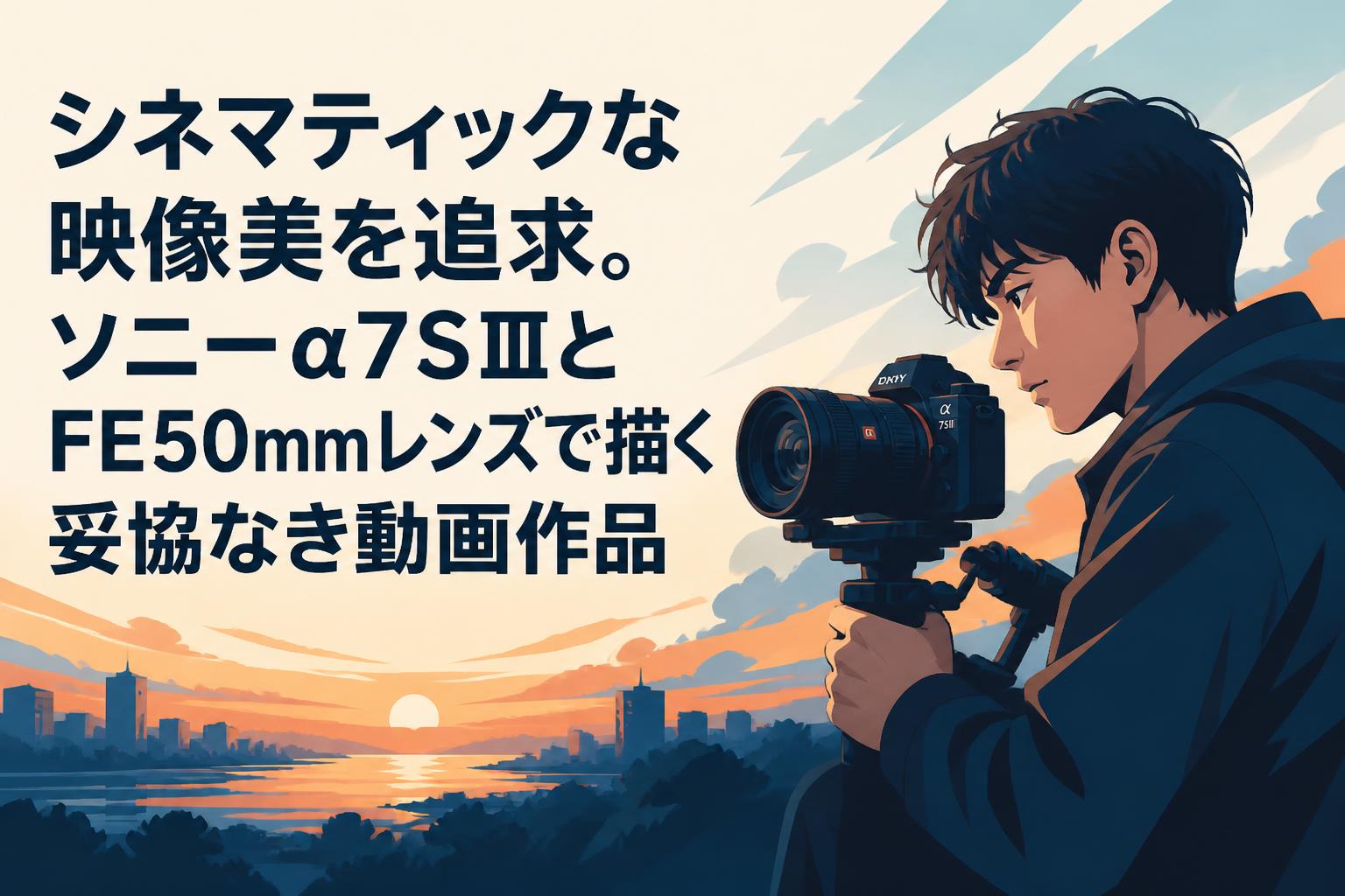 シネマティックな映像美を追求。ソニーα7SⅢとFE50mmレンズで描く妥協なき動画作品
