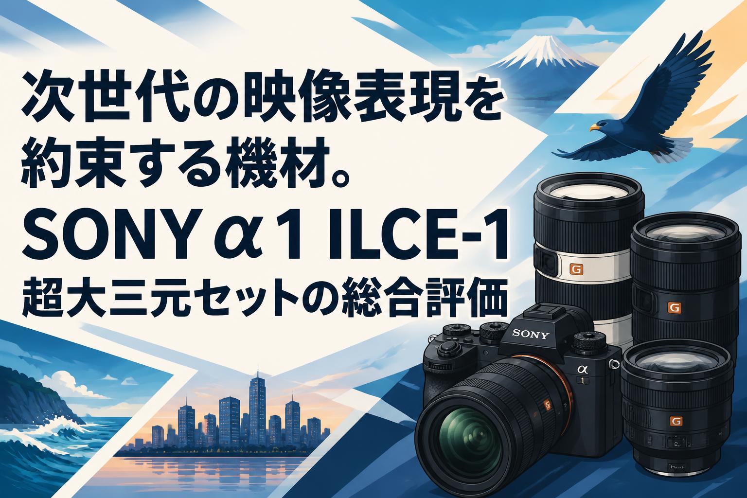 次世代の映像表現を約束する機材。SONY α1 ILCE-1 超大三元セットの総合評価