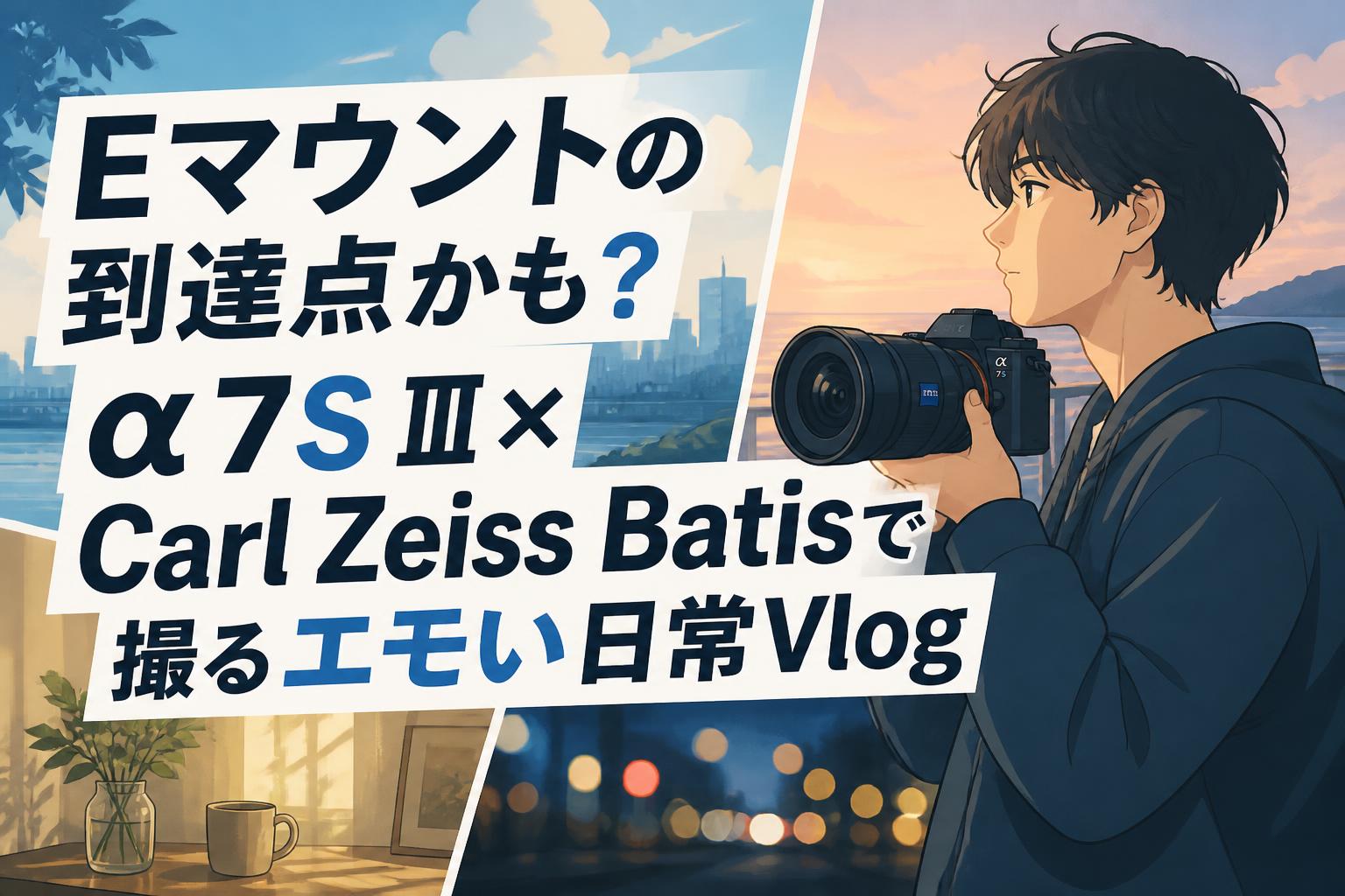 Eマウントの到達点かも？α7S Ⅲ×Carl Zeiss Batisで撮るエモい日常Vlog