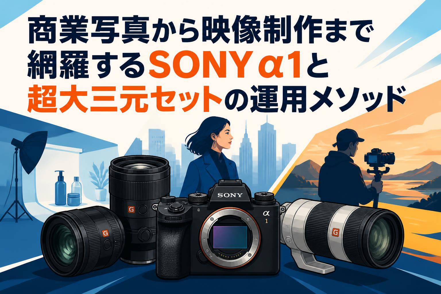 商業写真から映像制作まで網羅するSONY α1と超大三元セットの運用メソッド
