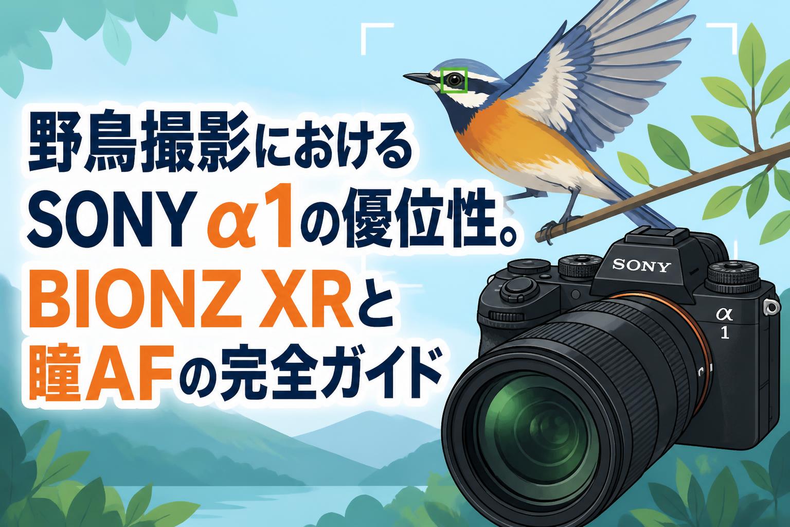 野鳥撮影におけるSONY α1の優位性。BIONZ XRと瞳AFの完全ガイド